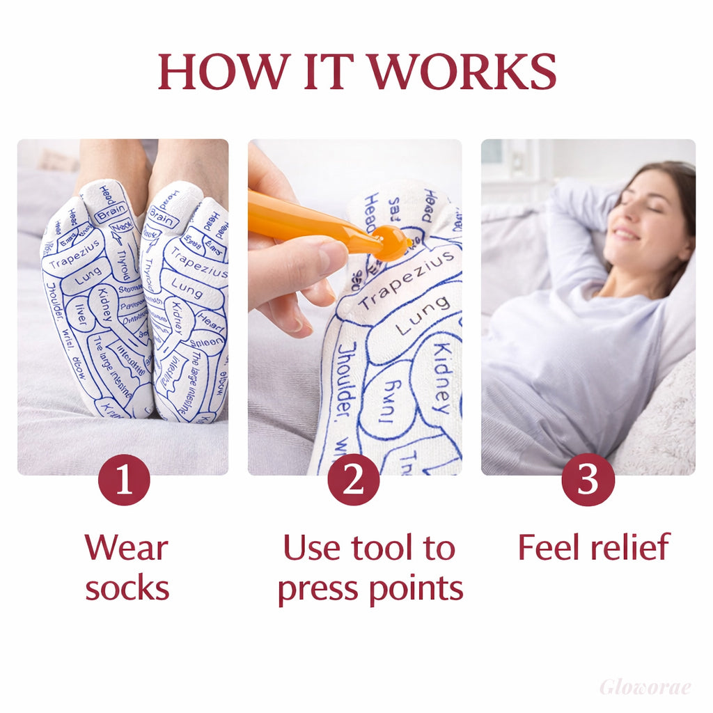PediRelief™ Reflex Socks