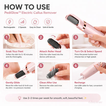PediGlow™ Electric Callus Remover